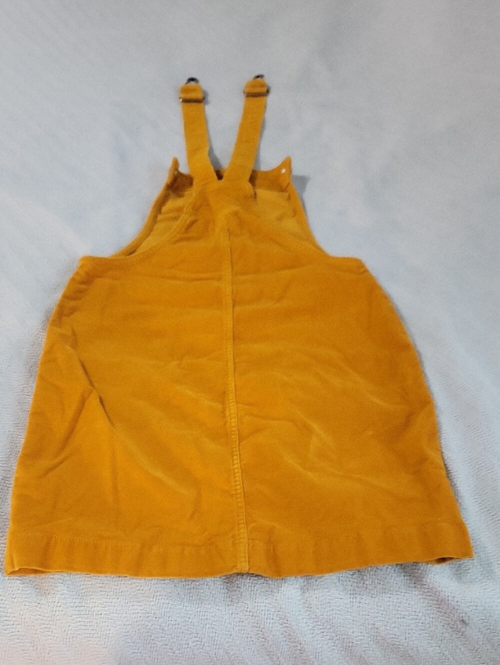 Joe Fresh Mustard Corduroy Overall Dress - Picture 11 of 11